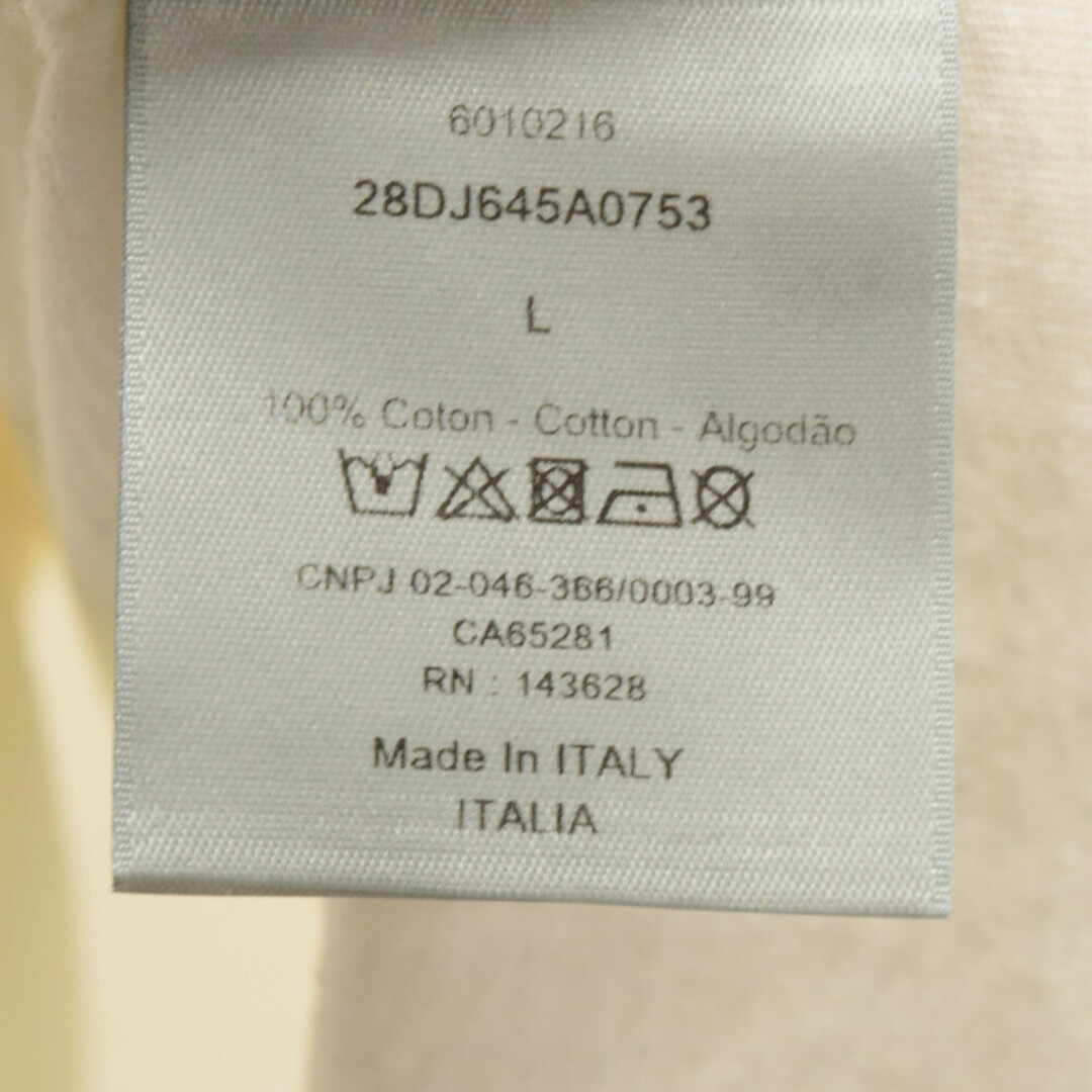 Dior(ディオール)のDIOR ディオール 22AW×Travis Scott Cactus Jack Dior Oversized Tee トラヴィス スコット カクタスジャック オーバーサイズTシャツ 半袖カットソー 283J632A0752 ホワイト メンズのトップス(Tシャツ/カットソー(半袖/袖なし))の商品写真