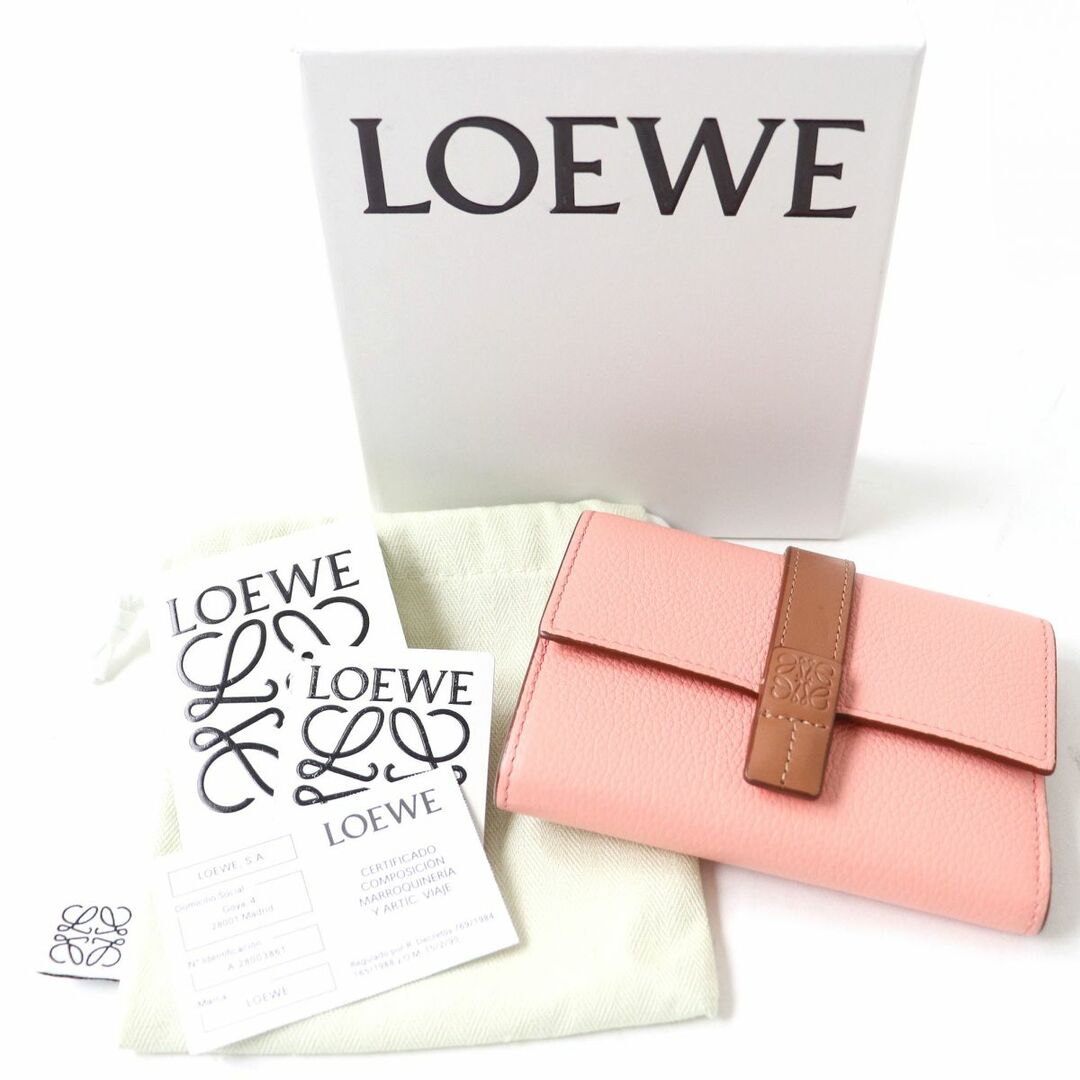 LOEWE ロエベ　三つ折り財布　ウォレット箱付美品