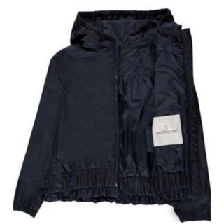 モンクレール(MONCLER)の売り切り⭐︎MONCLER Erina フード付きブルゾン⭐︎ネイビーフリル(ナイロンジャケット)