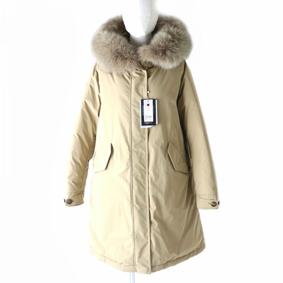 未使用品△正規品 WOOLRICH ウールリッチ WWOU0437 KEYSTONE PARKA FOXファー・フード付き ダウンコート ベージュ S  定価151,800円＋税　e08-st30306-2 | フリマアプリ ラクマ