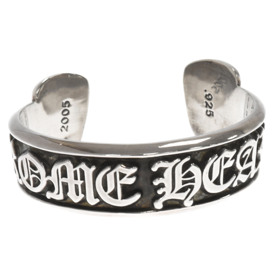 CHROME HEARTS クロムハーツ CH SCROLL LABEL BANGLE CHスクロールラベルバングル ブレスレット シルバー