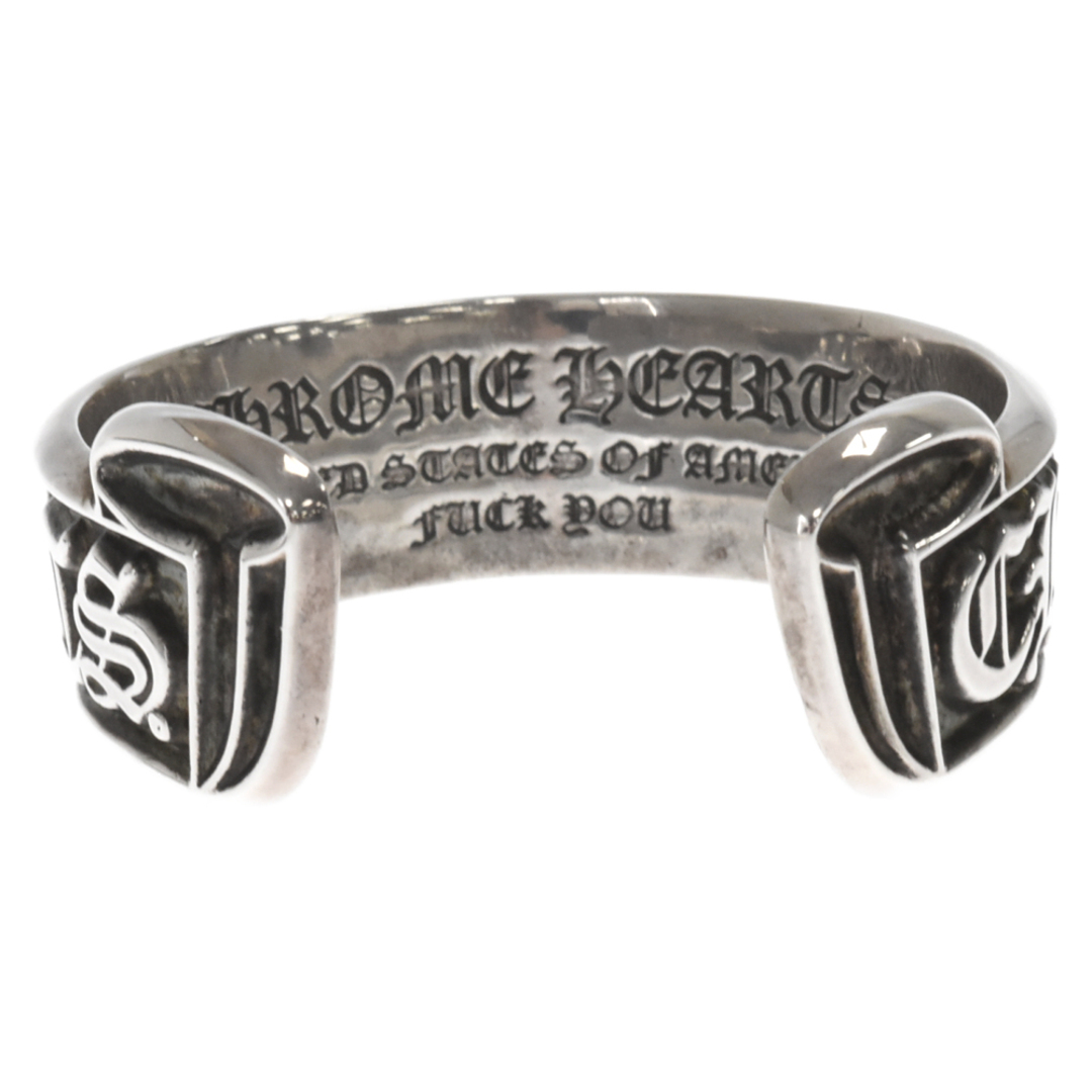 Chrome Hearts - CHROME HEARTS クロムハーツ CH SCROLL LABEL BANGLE ...