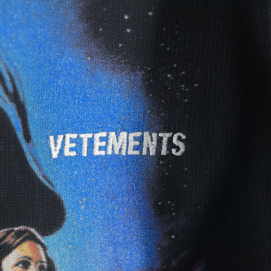 VETEMENTS ヴェトモン 19AW x STAR WARS Movie Poster 1 Hooded Shirt USW21TR014 スターウォーズ ムービーポスター1フーディ プルオーバーパーカー ブラック