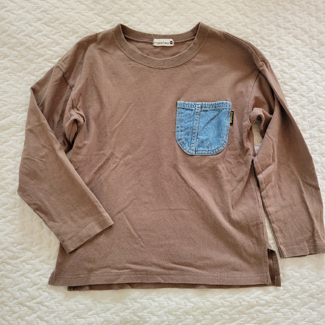 Branshes(ブランシェス)のBRANSHES《ブランシェス》130 長袖Tシャツ 2枚セット キッズ/ベビー/マタニティのキッズ服男の子用(90cm~)(Tシャツ/カットソー)の商品写真