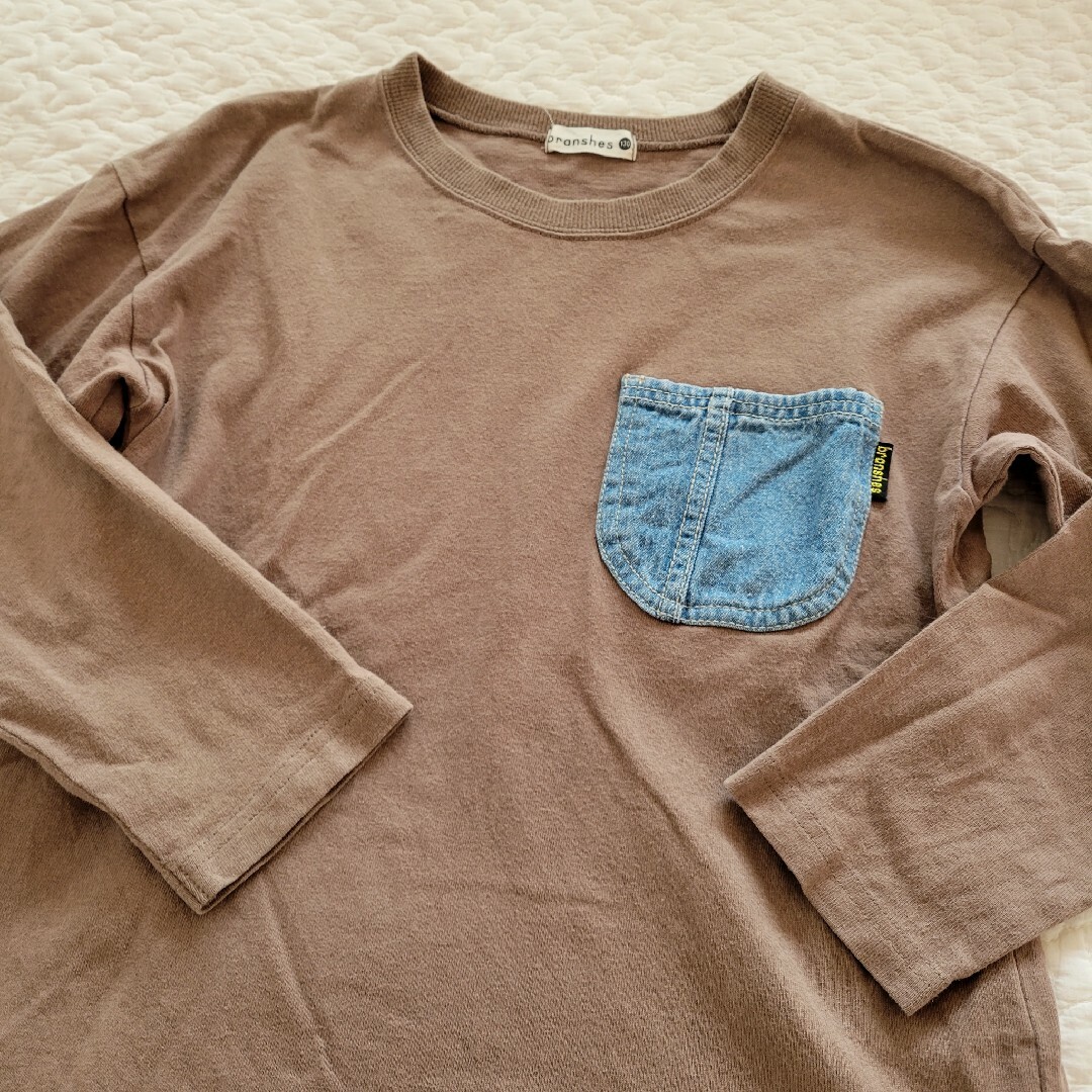 Branshes(ブランシェス)のBRANSHES《ブランシェス》130 長袖Tシャツ 2枚セット キッズ/ベビー/マタニティのキッズ服男の子用(90cm~)(Tシャツ/カットソー)の商品写真