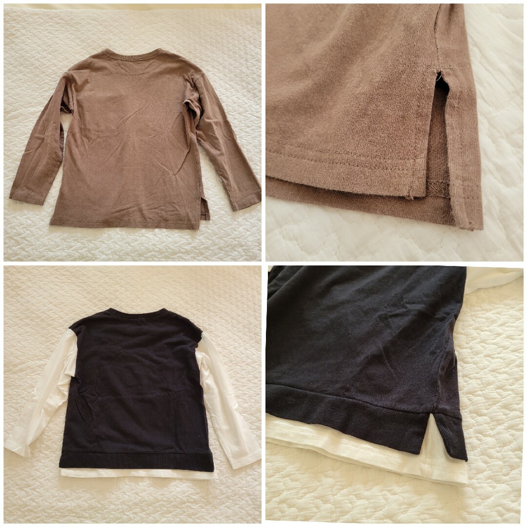 Branshes(ブランシェス)のBRANSHES《ブランシェス》130 長袖Tシャツ 2枚セット キッズ/ベビー/マタニティのキッズ服男の子用(90cm~)(Tシャツ/カットソー)の商品写真