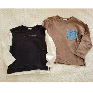 ブランシェス(Branshes)のBRANSHES《ブランシェス》130 長袖Tシャツ 2枚セット(Tシャツ/カットソー)