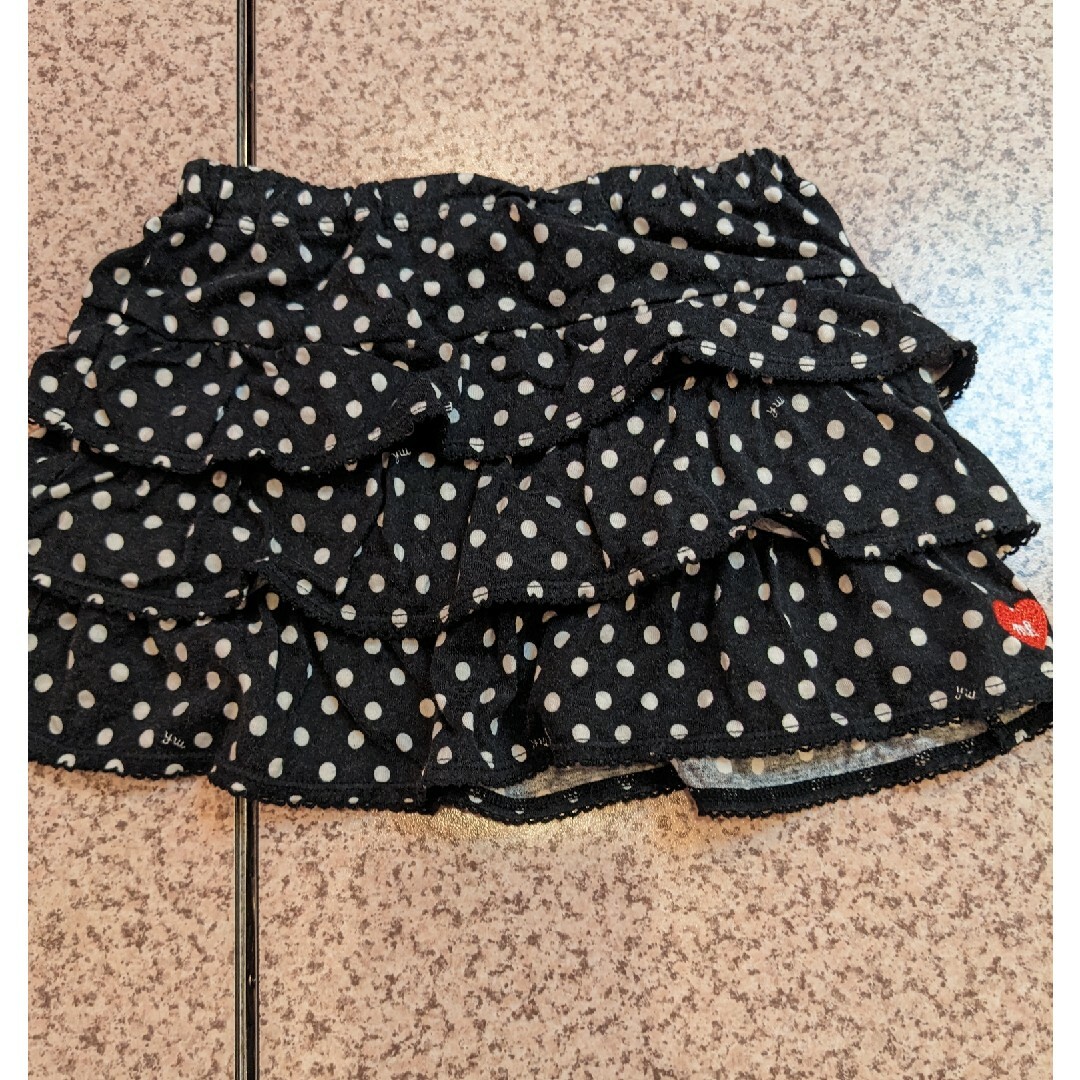 mikihouse(ミキハウス)のミキハウス100＆プチバトー116サイズスカート キッズ/ベビー/マタニティのキッズ服女の子用(90cm~)(スカート)の商品写真