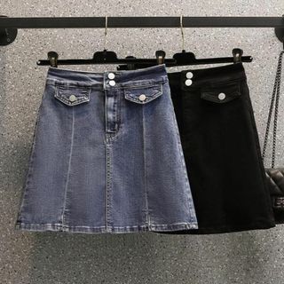 大きいサイズ　レディース　デニム　ミニスカート　新品(ショートパンツ)