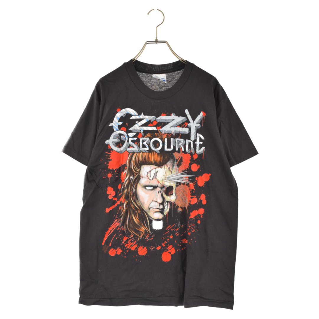 VINTAGE ヴィンテージ 91年製 Hanes Ozzy Osbourne No More Tears ヘインズ オジーオズボーン 半袖Tシャツ ブラック