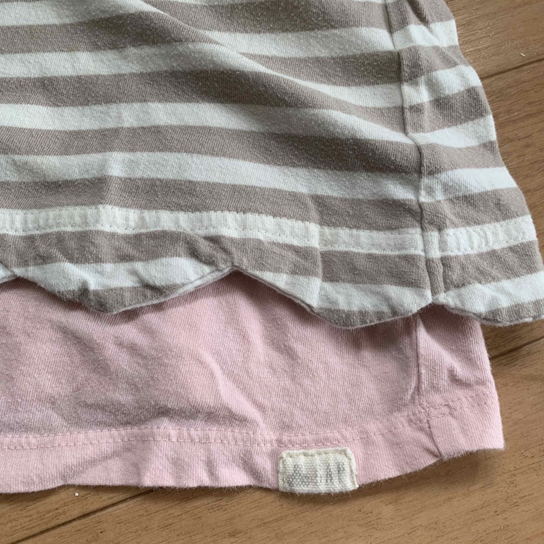 GAP(ギャップ)のまとめ売り　GAP エバクロ　西松屋　120サイズ キッズ/ベビー/マタニティのキッズ服女の子用(90cm~)(Tシャツ/カットソー)の商品写真