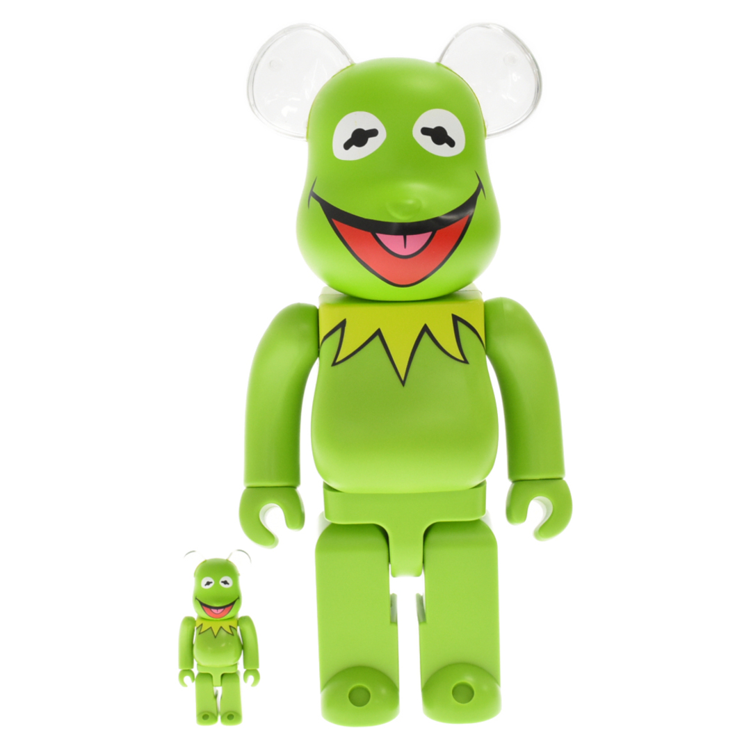 MEDICOM TOY(メディコムトイ)のMEDICOM TOY メディコムトイ ×DISNEY THE MUPPETS KERMIT BE@RBRICK 100%&400% ディズニー マペッツ カーミット ベアブリック フィギュア グリーン エンタメ/ホビーのフィギュア(その他)の商品写真