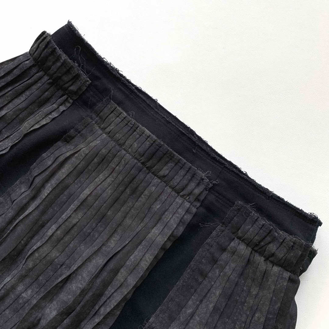 《美品》COMME des GARCONS ミニ プリーツスカート ブラック