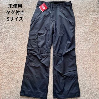 【高機能】US ノースフェイス サスペンダー付き スノーボード パンツ 黒