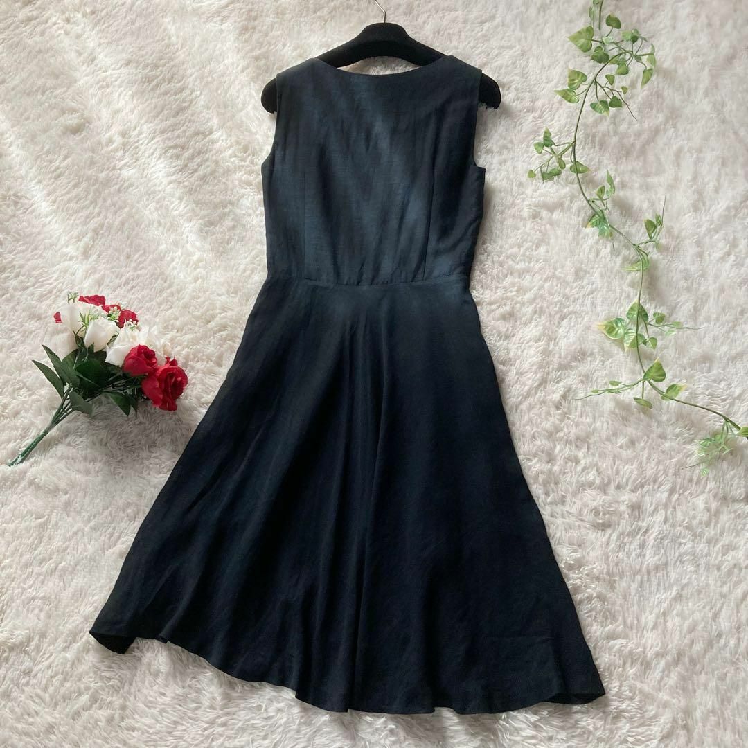 ♦︎美品 人気ライン♦︎Max Mara ブラックドレス