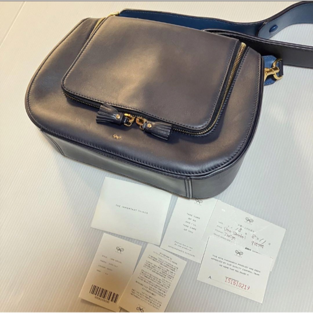 【美品】ANYAHINDMARCH VERE SATCHELショルダーバッグ