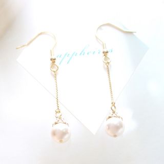 【366】氷石*sappheiros(ピアス)