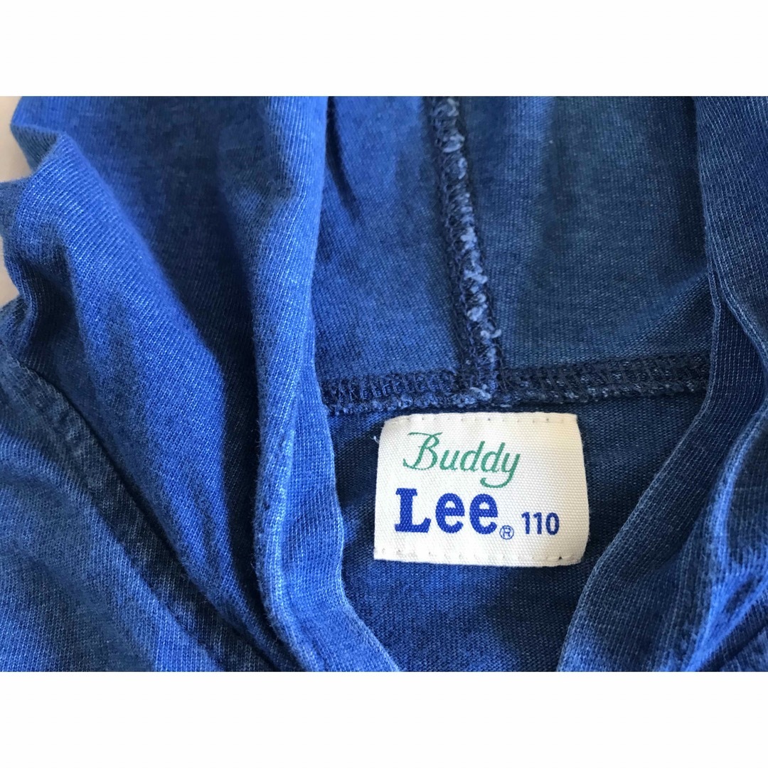 Lee(リー)のLee フルジップパーカー　ダメージ加工風　ジーンズ風 キッズ/ベビー/マタニティのキッズ服男の子用(90cm~)(ジャケット/上着)の商品写真