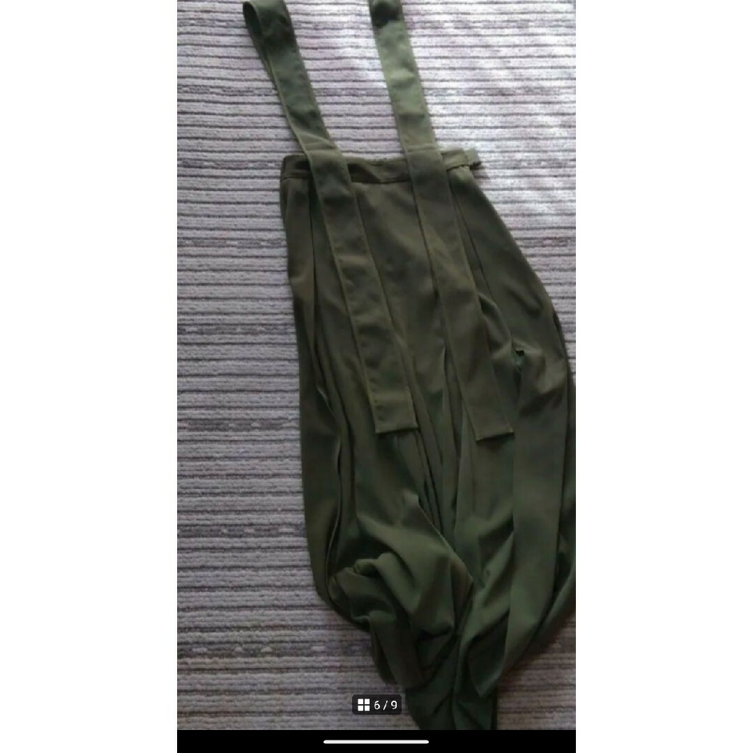 Ameri VINTAGE(アメリヴィンテージ)のSUSPENDER PLEATS SKIRT　試着のみ レディースのスカート(ロングスカート)の商品写真