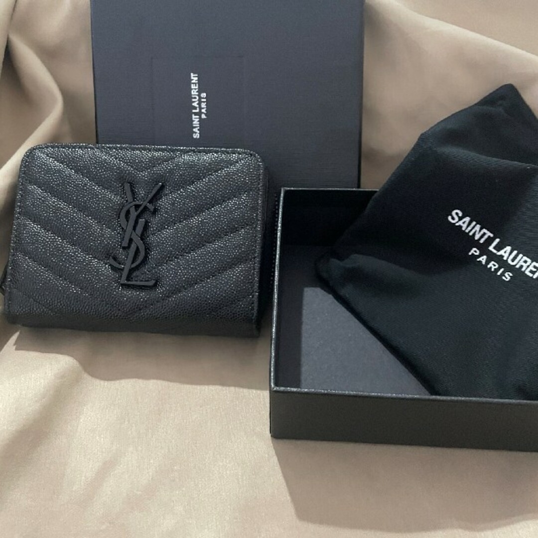 saint laurent サンローラン ミニウォレット 二つ折財布