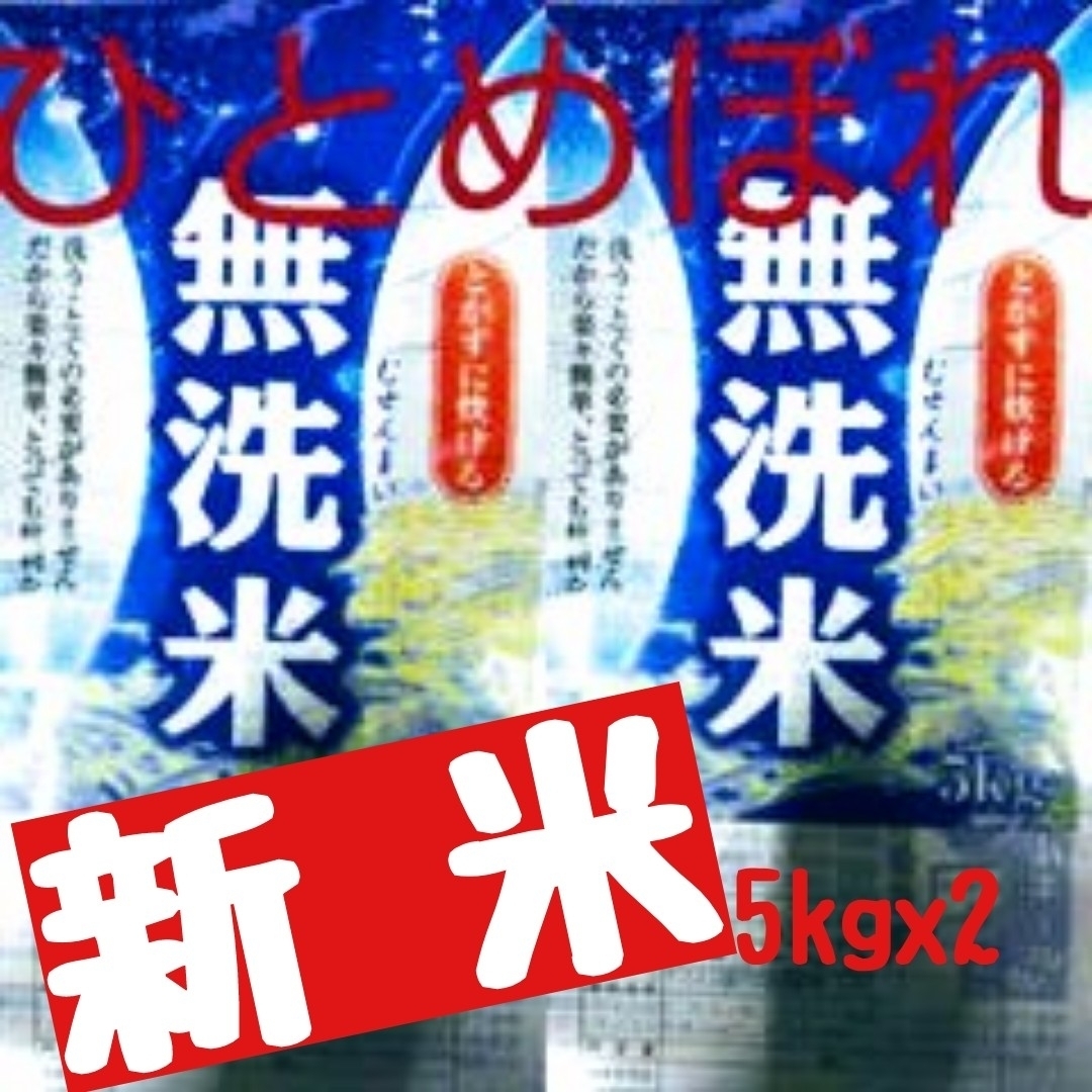 新米　岡山県産ひとめぼれ５㎏×２袋無洗米(令和５年産)　米