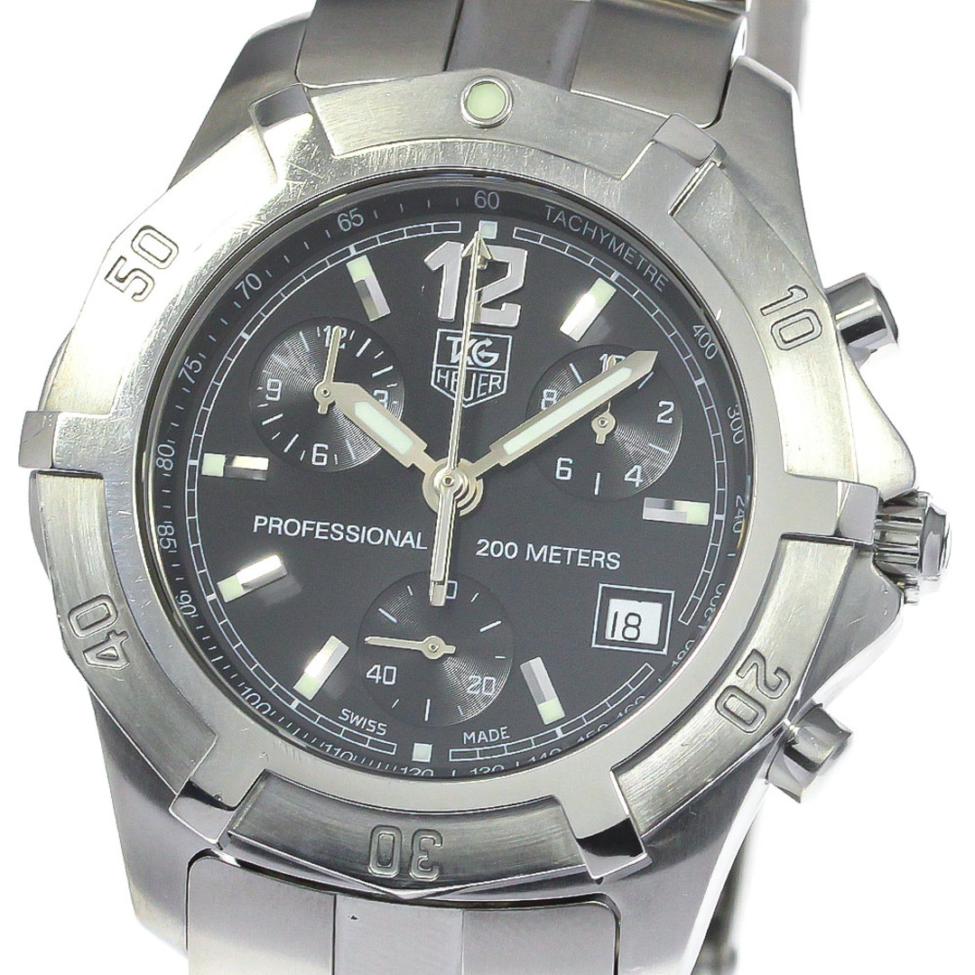 タグホイヤー TAG HEUER CN1110 エクスクルーシブ クロノグラフ デイト クォーツ メンズ _778042軽い擦り傷商品番号