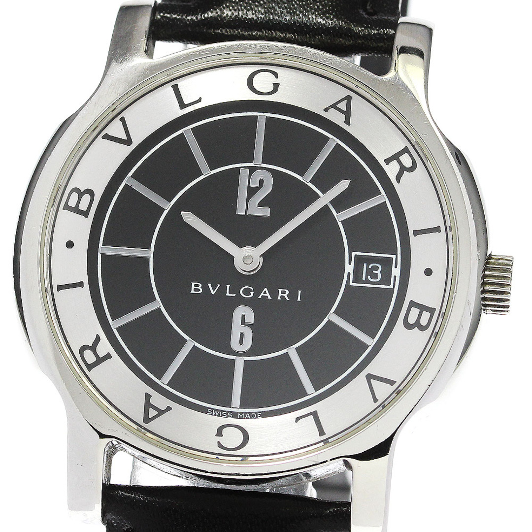 ブルガリ BVLGARI ST35S ソロテンポ デイト クォーツ メンズ _771628