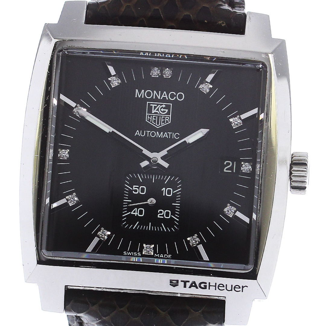 タグホイヤー TAG HEUER WW2117.FC6216 モナコ 13Pダイヤ 自動巻き メンズ _773739