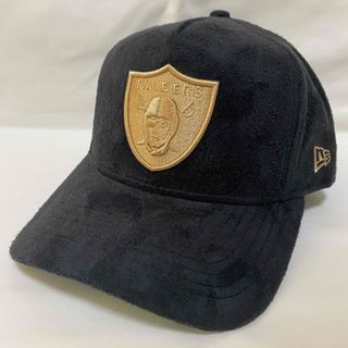 ニューエラー(NEW ERA)の海外限定　NEWERA  ラスベガス　レイダース　キャップ　スウェード　ブラック(キャップ)