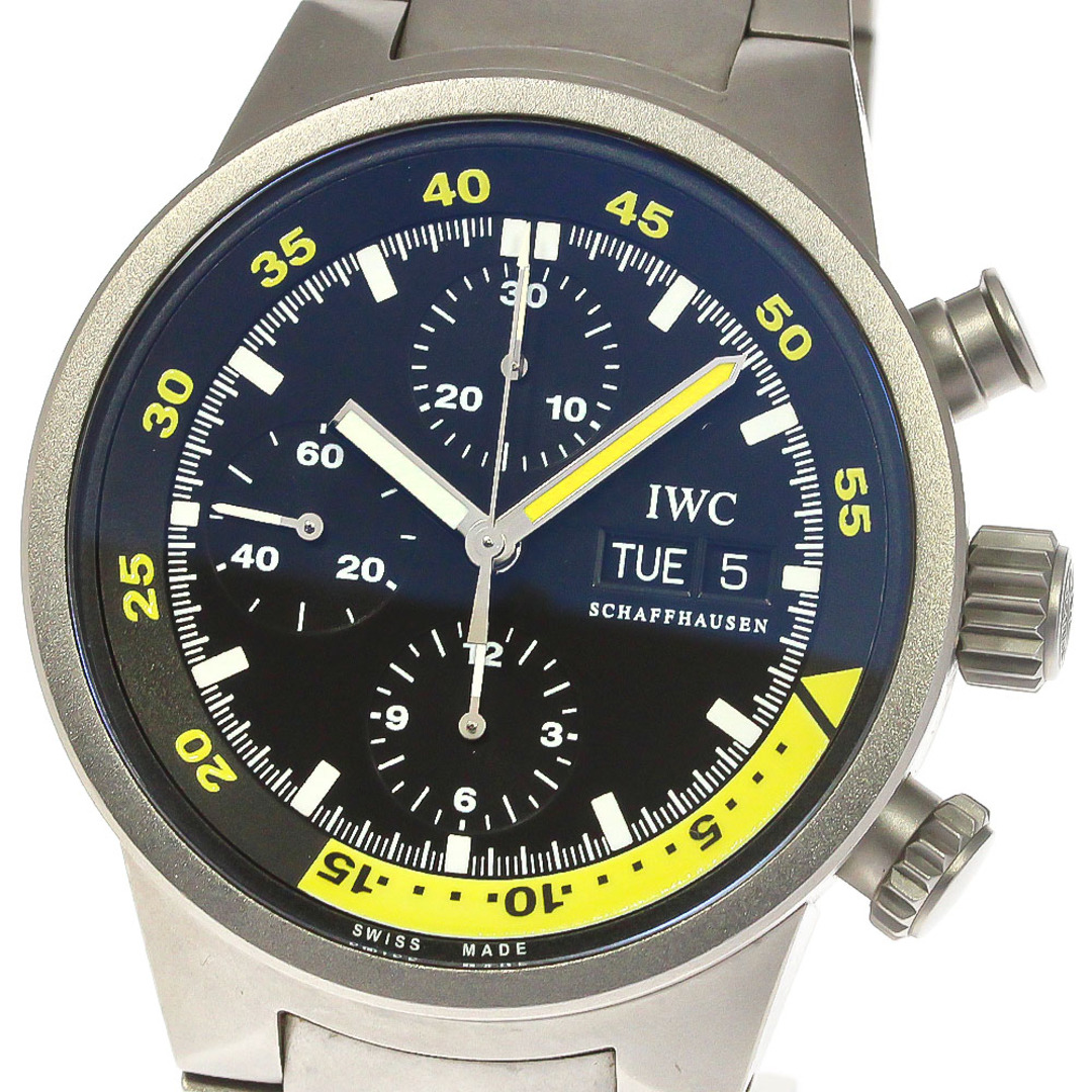 IWC IWC SCHAFFHAUSEN IW371903 アクアタイマー クロノグラフ 自動巻き メンズ 良品 _778614