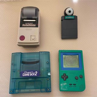 ゲームボーイ(ゲームボーイ)の美品！ポケットプリンター、ポケットカメラ、スーパーゲームボーイ2など！(携帯用ゲーム機本体)