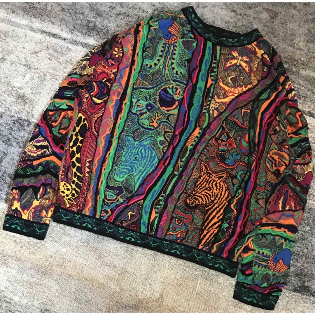 COOGI - 幻の逸品 最高傑作 異次元 90's COOGI コットン ニット COOGI - 幻の逸品 最高傑作 異次元 90's COOGI コットン ニット