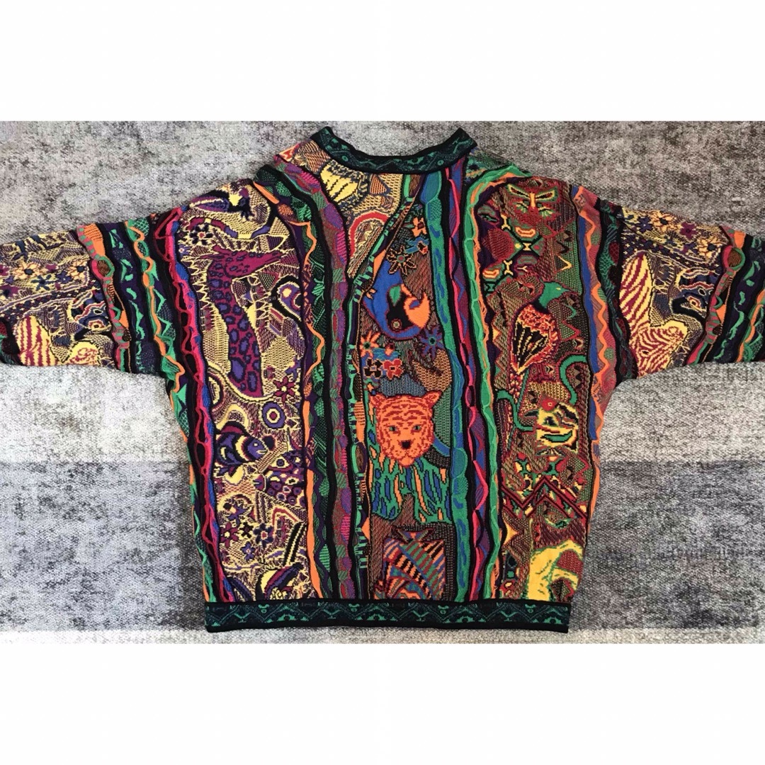COOGI - 幻の逸品 最高傑作 異次元 90's COOGI コットン ニット COOGI - 幻の逸品 最高傑作 異次元 90's COOGI コットン ニット