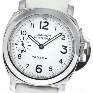 パネライ(PANERAI)のパネライ PANERAI PAM00113 ルミノールマリーナ スモールセコンド 手巻き メンズ 箱付き_776504(腕時計(アナログ))