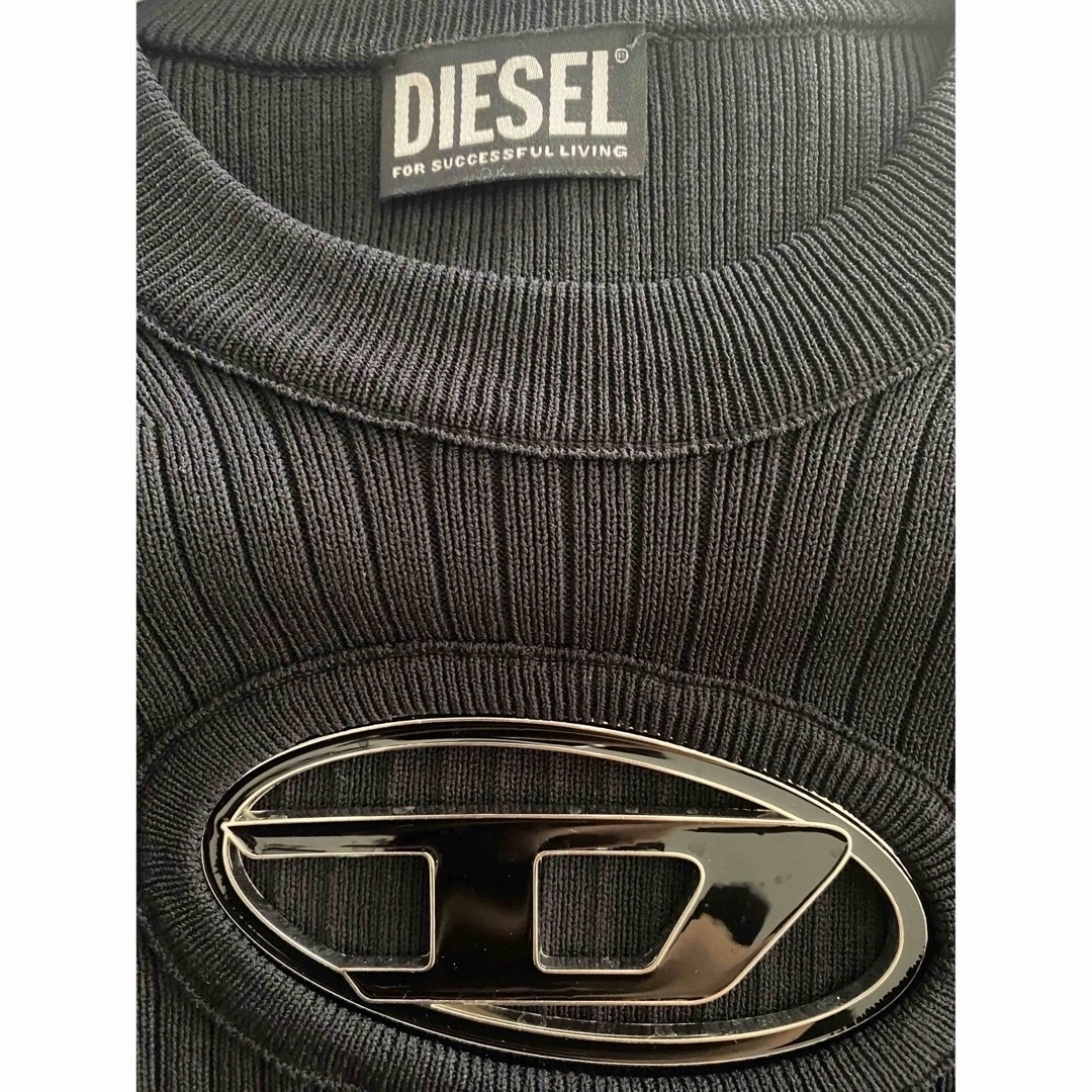 Diesel Dロゴ　ニット　黒　S