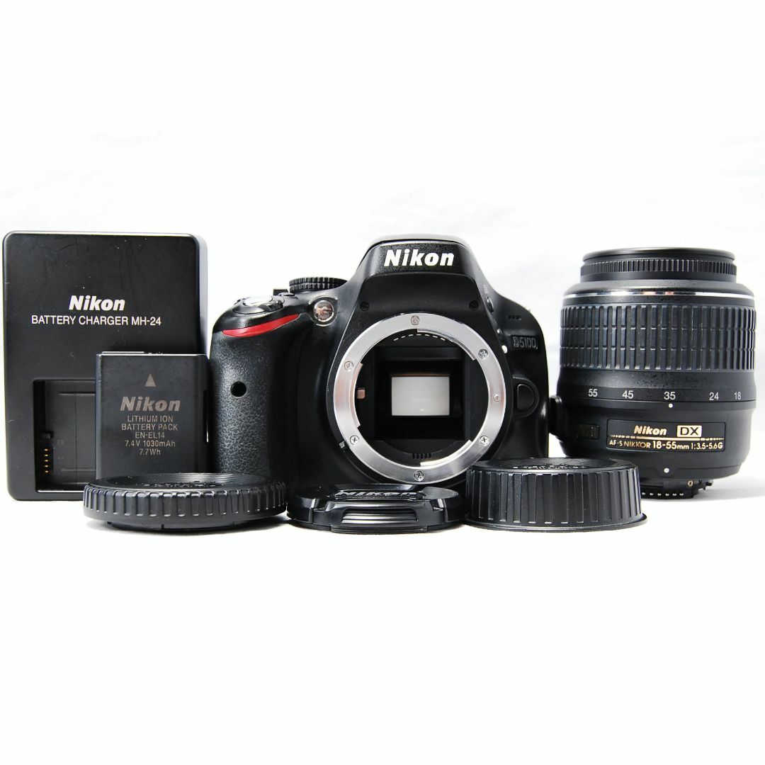 【美品・ショット数600回】Nikon D5100 18-55VR レンズキットNikon