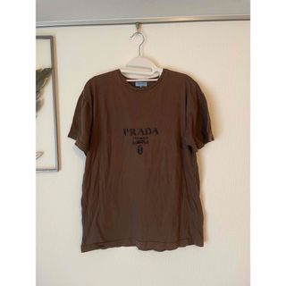 PRADA ノベルティー レディース Tシャツ Mサイズ ブラック