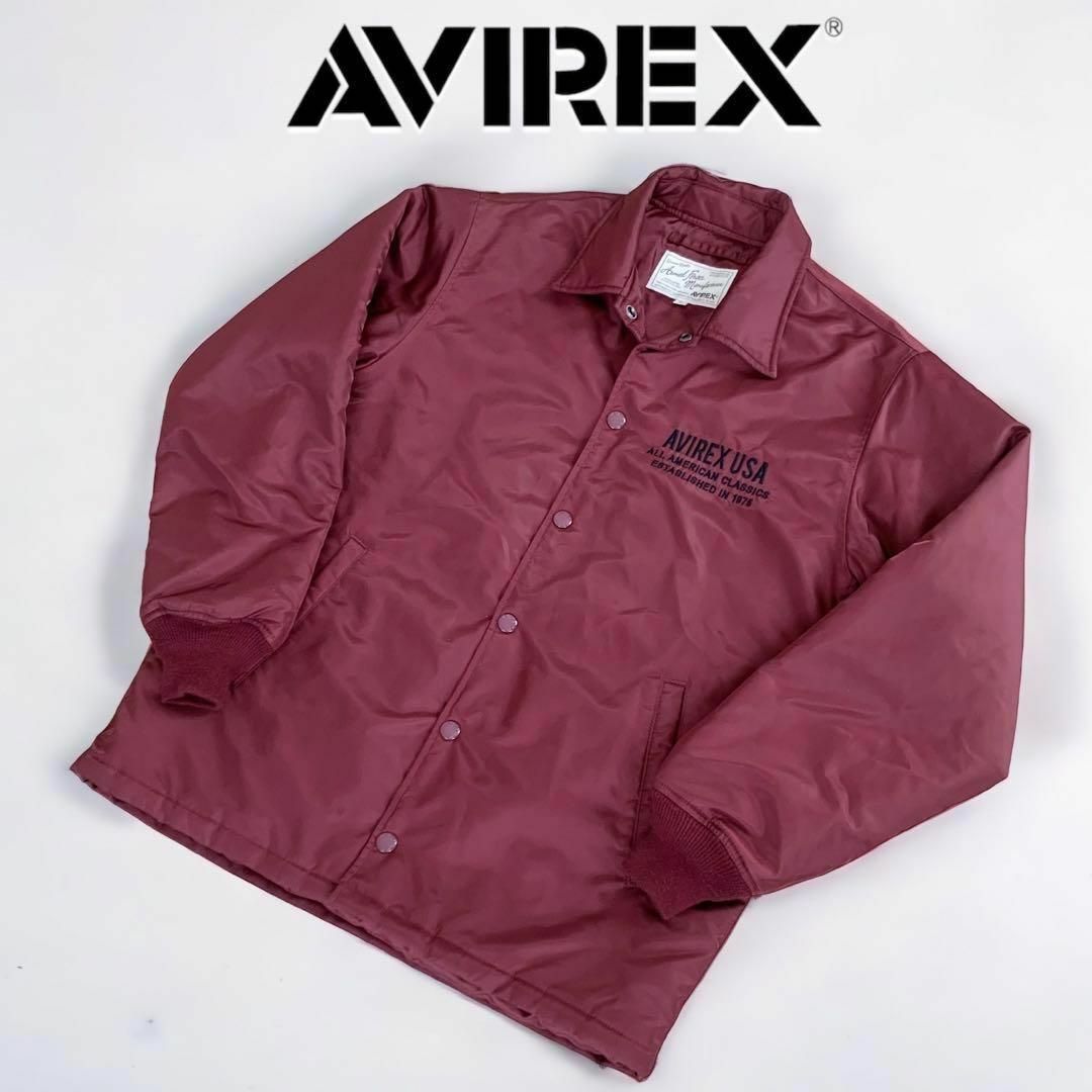 【美品】AVIREX アビレックス ナイロン コーチジャケット