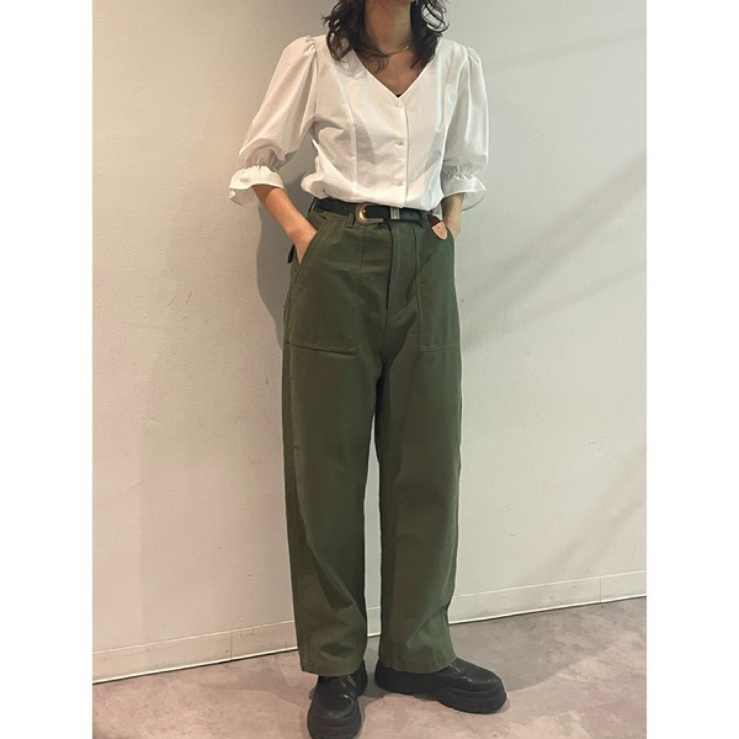 BLACK by moussy(ブラックバイマウジー)のブラックバイマウジー  baker pants（ベイカーパンツ） レディースのパンツ(カジュアルパンツ)の商品写真