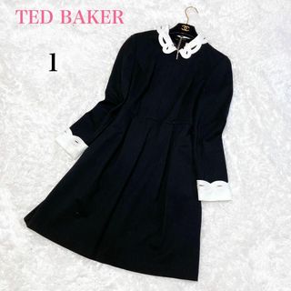 TED BAKER - 美品✨️TED BAKER 膝丈ワンピース 1 Sサイズ ブラック ...