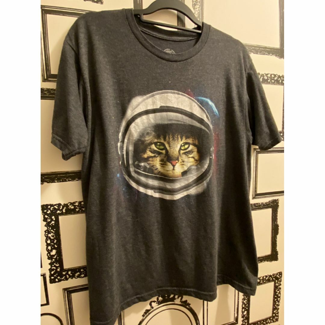 Tシャツ　猫　ネコ　動物プリント　US(アメリカ)　ヴィンテージ