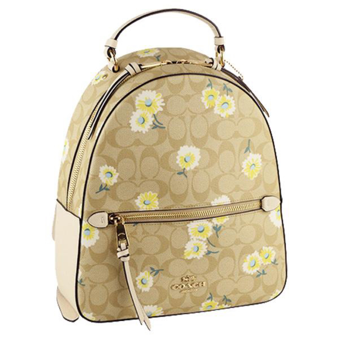COACH - 【新品未使用】COACH リュックサック 花柄 シグネチャー