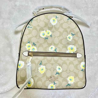 コーチ(COACH)の 【新品未使用】COACH リュックサック 花柄 シグネチャー コーチ リュック(リュック/バックパック)