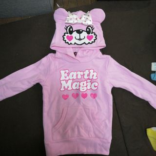 アースマジック(EARTHMAGIC)の新品未使用♡アースマジック♡なりきりマフィーちゃんパーカー②(Tシャツ/カットソー)