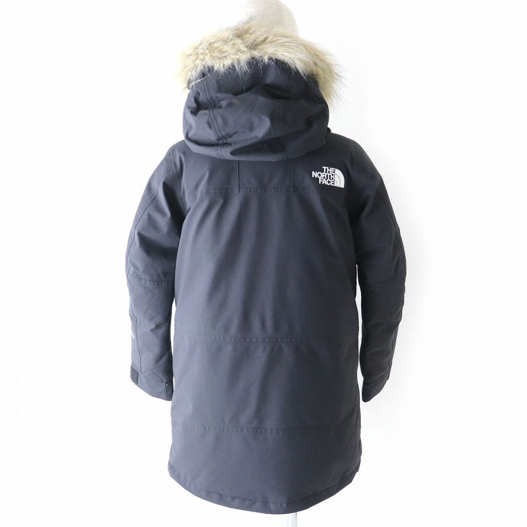 極美△正規品 ノースフェイス NDW92237 ゴアテックス Mountain Down Coat マウンテンダウンコート ファー・フード付 レディース ブラック S　e11-st30330-653