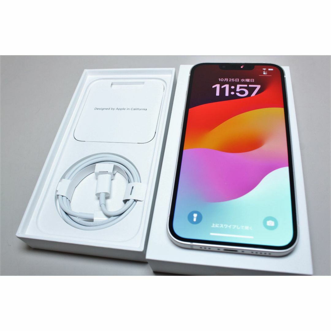 【SIMフリー】iPhone 13/128GB〈MLND3J/A〉A2631 ⑥