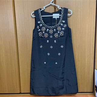 チェスティ(Chesty)の【最終値下げ】未使用品 チェスティ ビジュー ワンピース ♩(ひざ丈ワンピース)