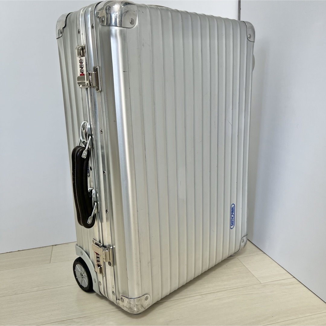 専用①RIMOWA/リモワ クラシックフライト 旧ロゴ  青ロゴ 付属品多数