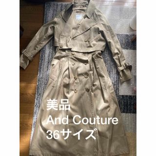 アンドクチュール(And Couture)の美品　And Couture アンドクチュール　2way トレンチコート(トレンチコート)