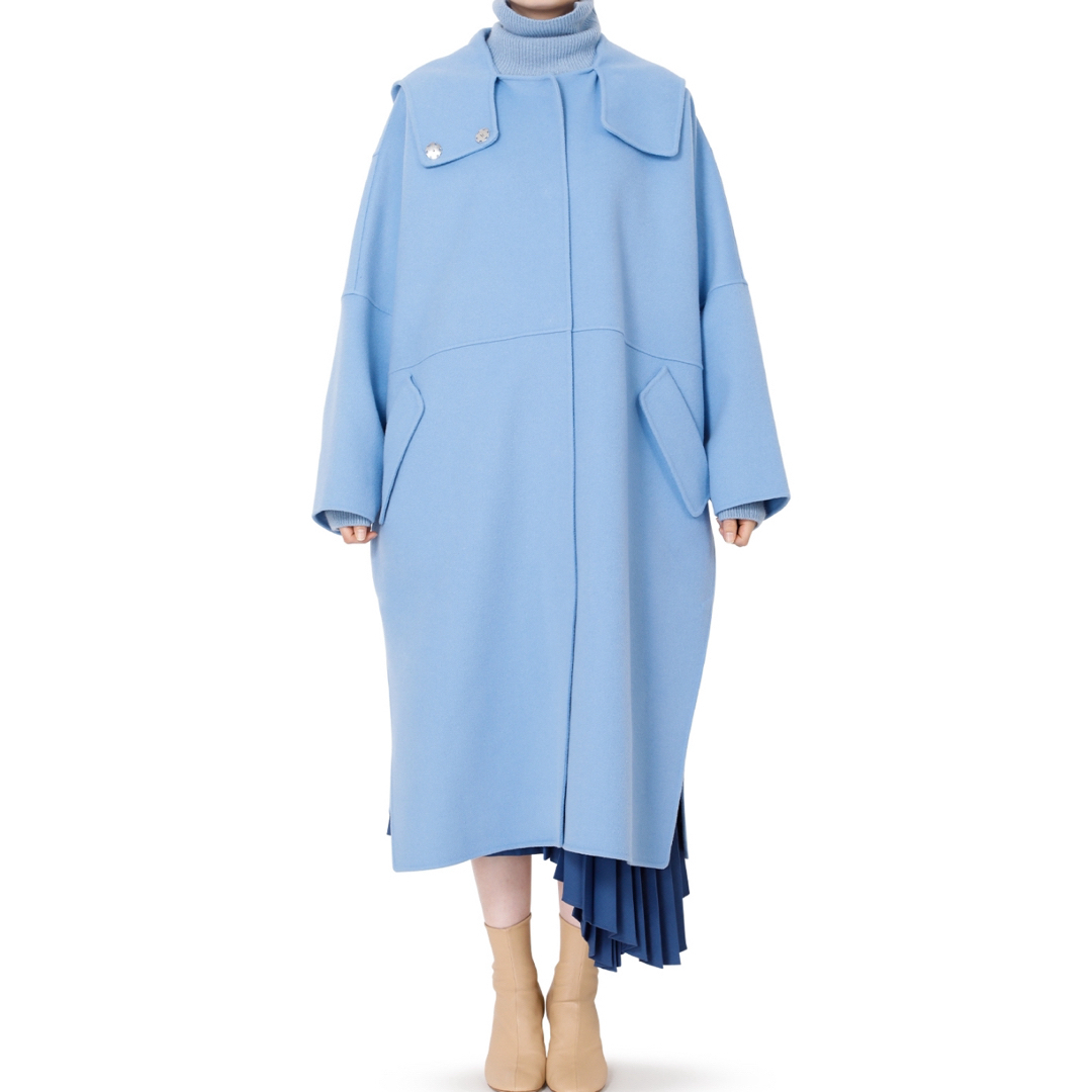 LE CIEL BLEU(ルシェルブルー)の ルシェルブルー　Hooded Over COAT レディースのジャケット/アウター(ロングコート)の商品写真